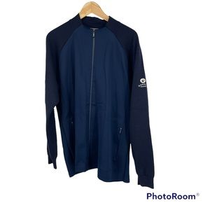 Mens Adidas Adipur golf bonded knit jacket abandon Dunes Or XL navy